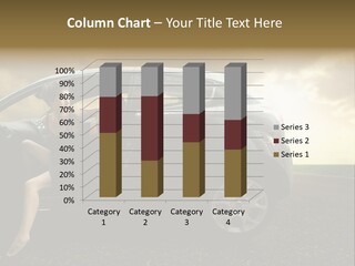 Sunset Open Person PowerPoint Template