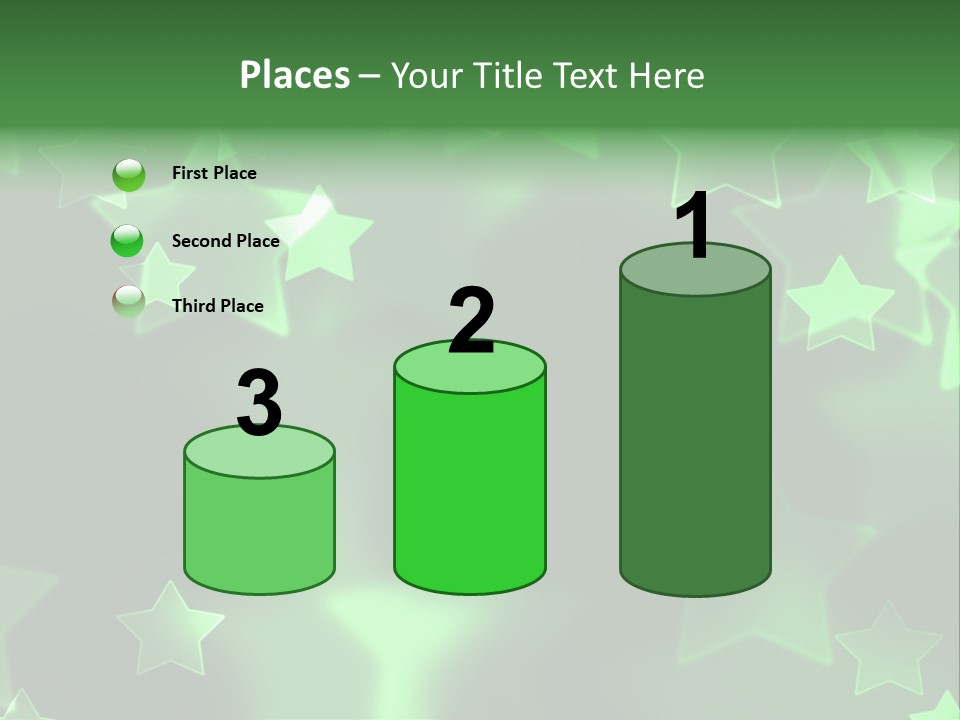 Star Xmas Invitation PowerPoint Template