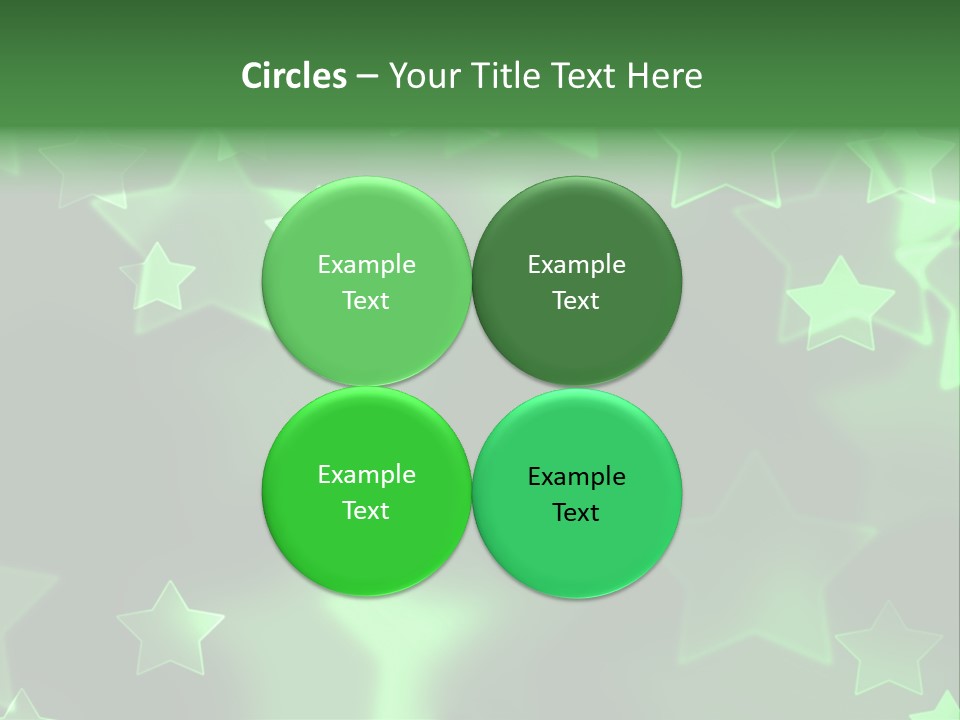 Star Xmas Invitation PowerPoint Template