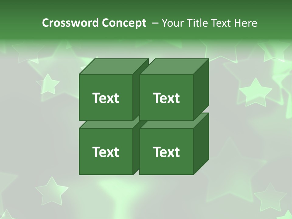 Star Xmas Invitation PowerPoint Template