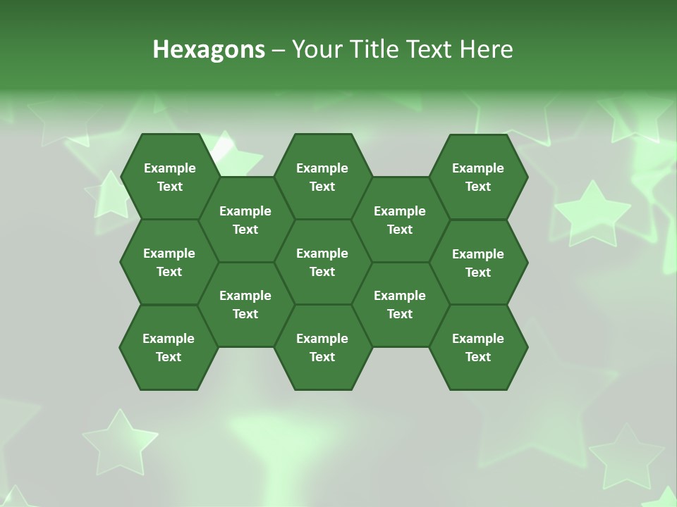 Star Xmas Invitation PowerPoint Template