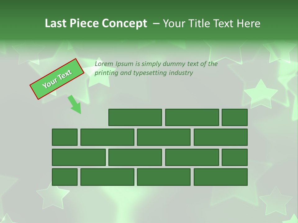 Star Xmas Invitation PowerPoint Template