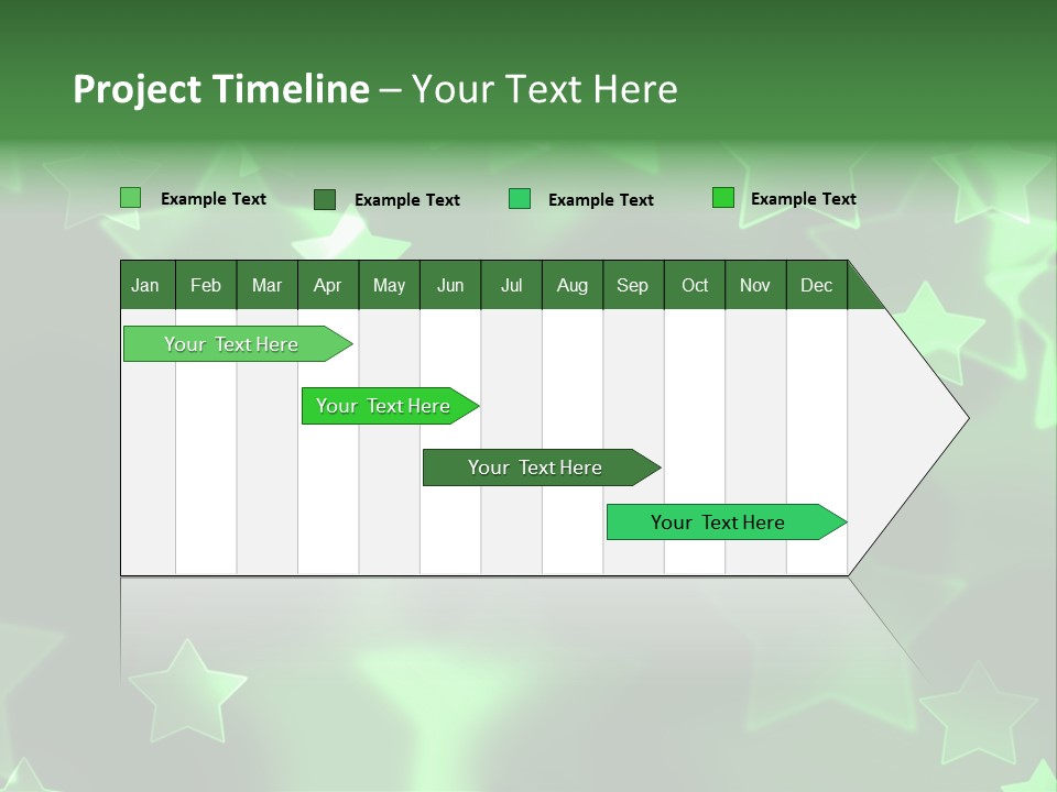 Star Xmas Invitation PowerPoint Template