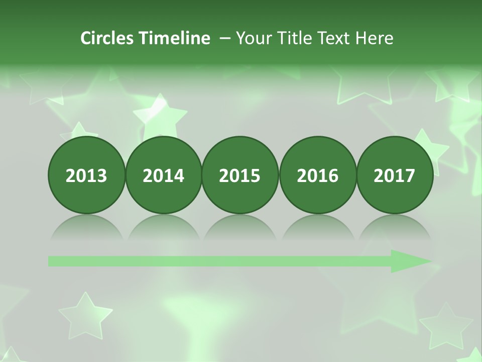 Star Xmas Invitation PowerPoint Template