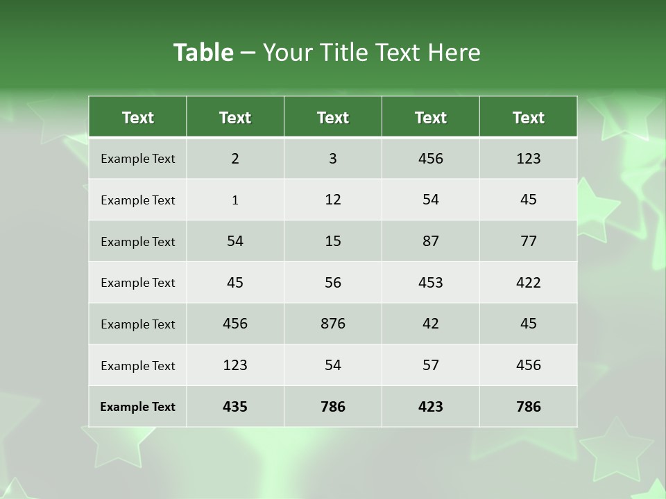 Star Xmas Invitation PowerPoint Template