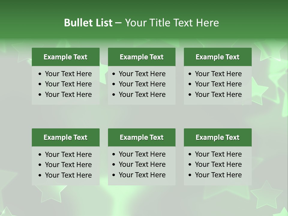 Star Xmas Invitation PowerPoint Template