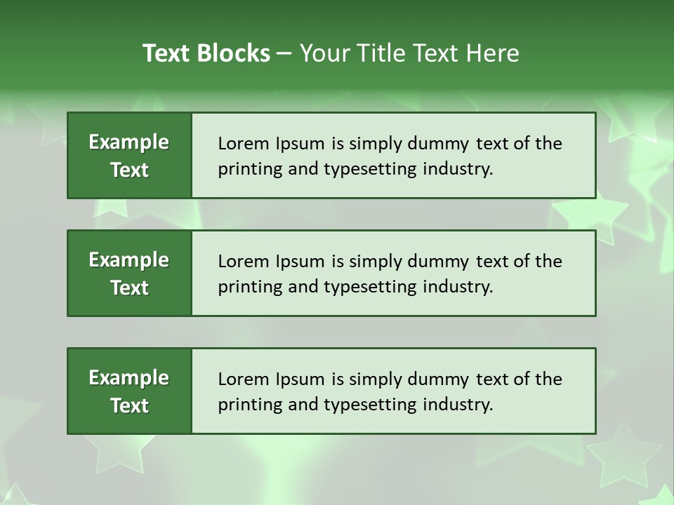 Star Xmas Invitation PowerPoint Template