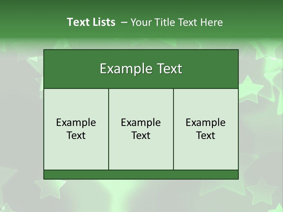 Star Xmas Invitation PowerPoint Template