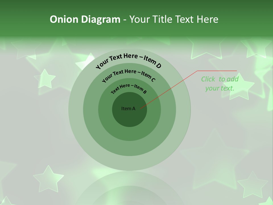 Star Xmas Invitation PowerPoint Template