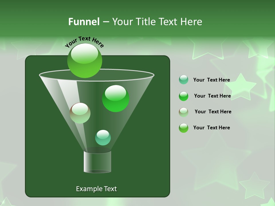 Star Xmas Invitation PowerPoint Template