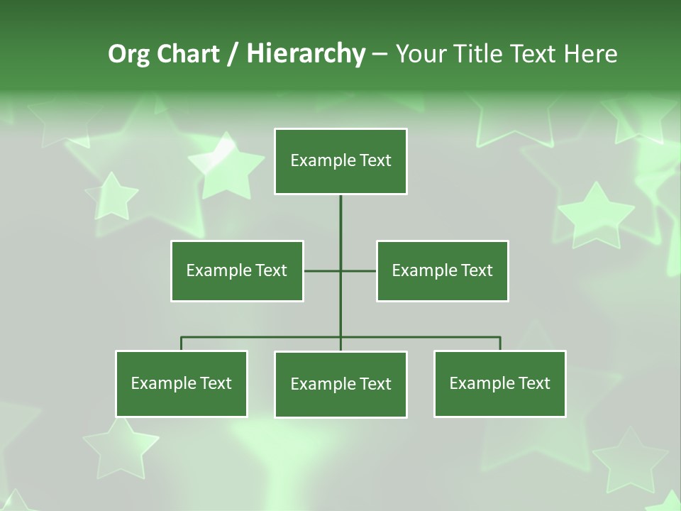 Star Xmas Invitation PowerPoint Template