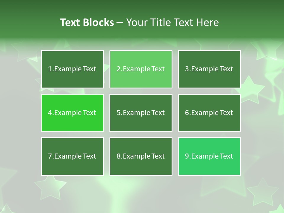 Star Xmas Invitation PowerPoint Template