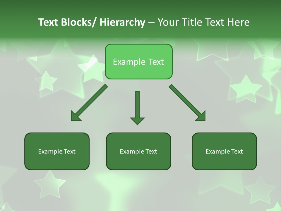 Star Xmas Invitation PowerPoint Template