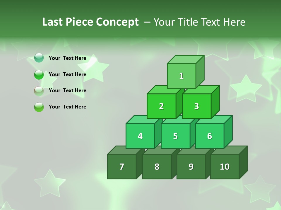 Star Xmas Invitation PowerPoint Template