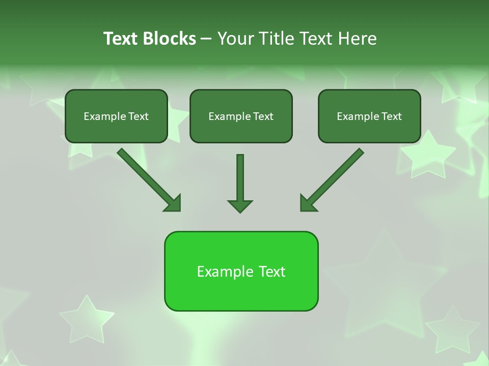 Star Xmas Invitation PowerPoint Template