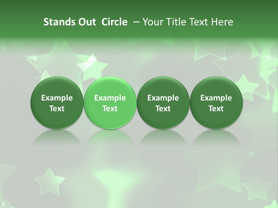 Star Xmas Invitation PowerPoint Template