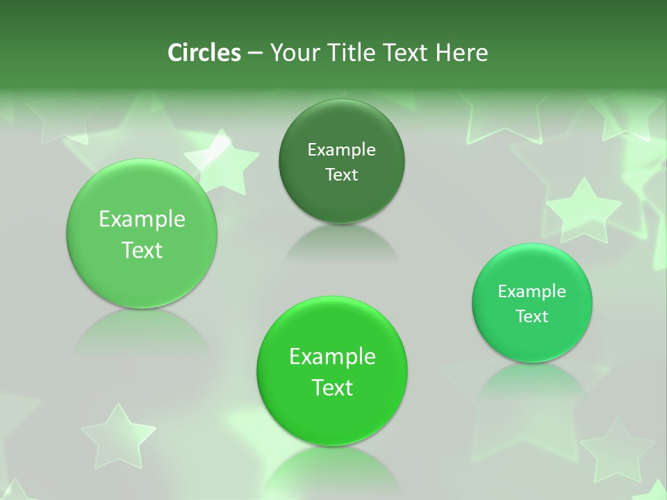 Star Xmas Invitation PowerPoint Template