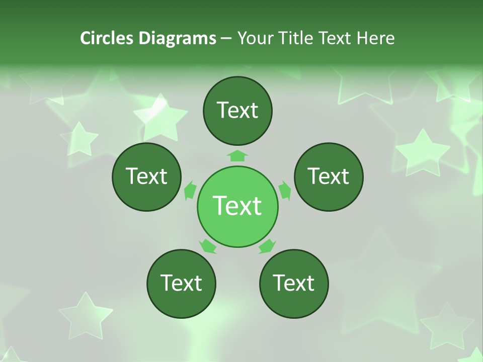 Star Xmas Invitation PowerPoint Template