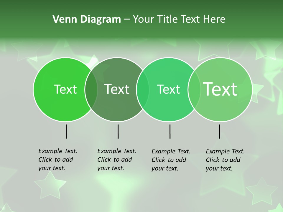 Star Xmas Invitation PowerPoint Template