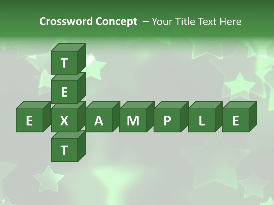 Star Xmas Invitation PowerPoint Template