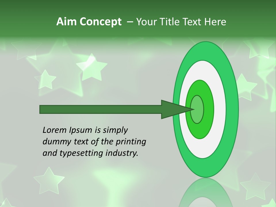 Star Xmas Invitation PowerPoint Template