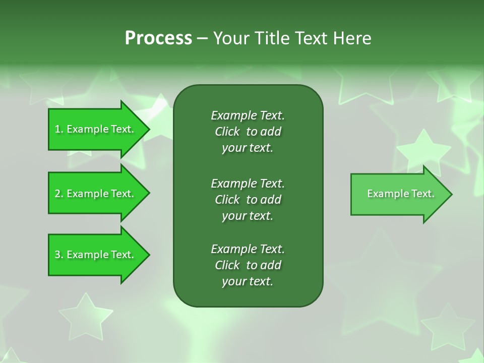 Star Xmas Invitation PowerPoint Template