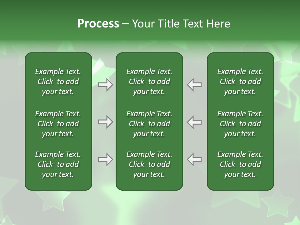 Star Xmas Invitation PowerPoint Template