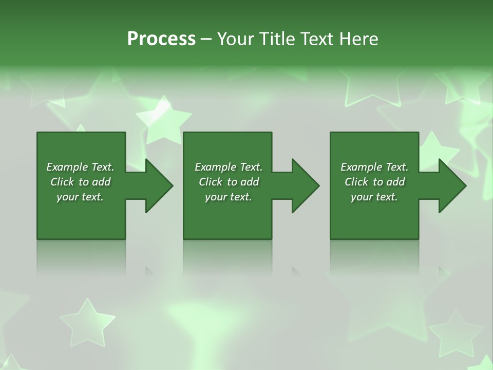Star Xmas Invitation PowerPoint Template