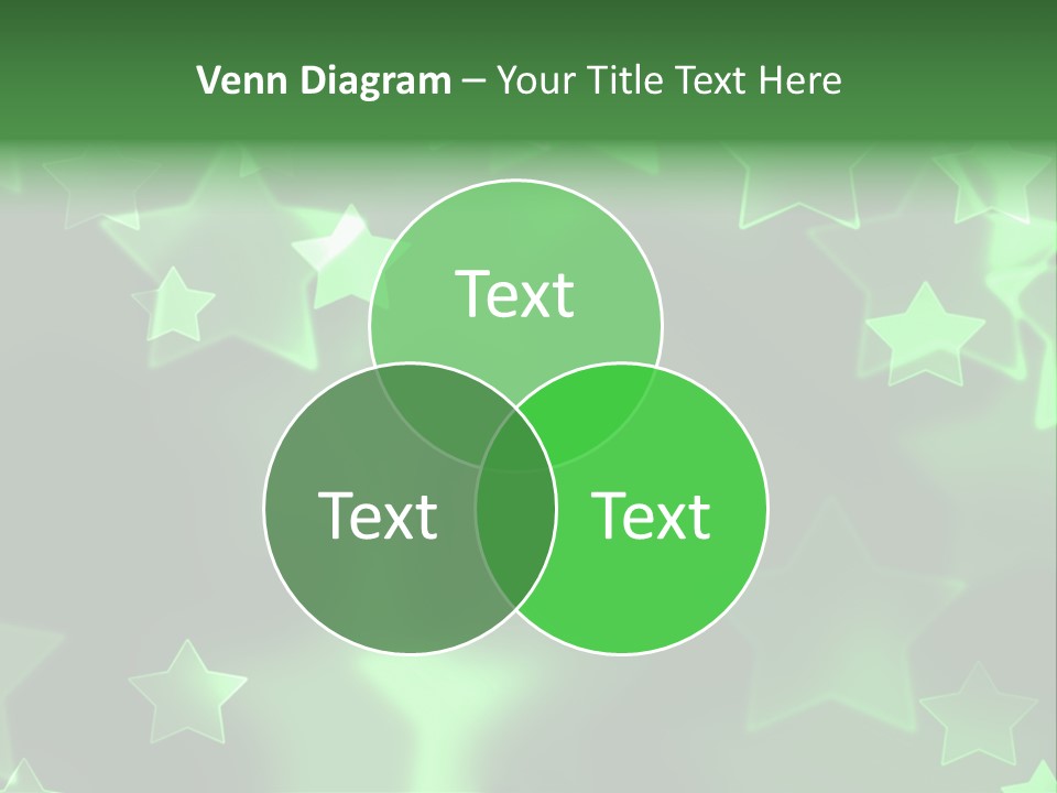 Star Xmas Invitation PowerPoint Template