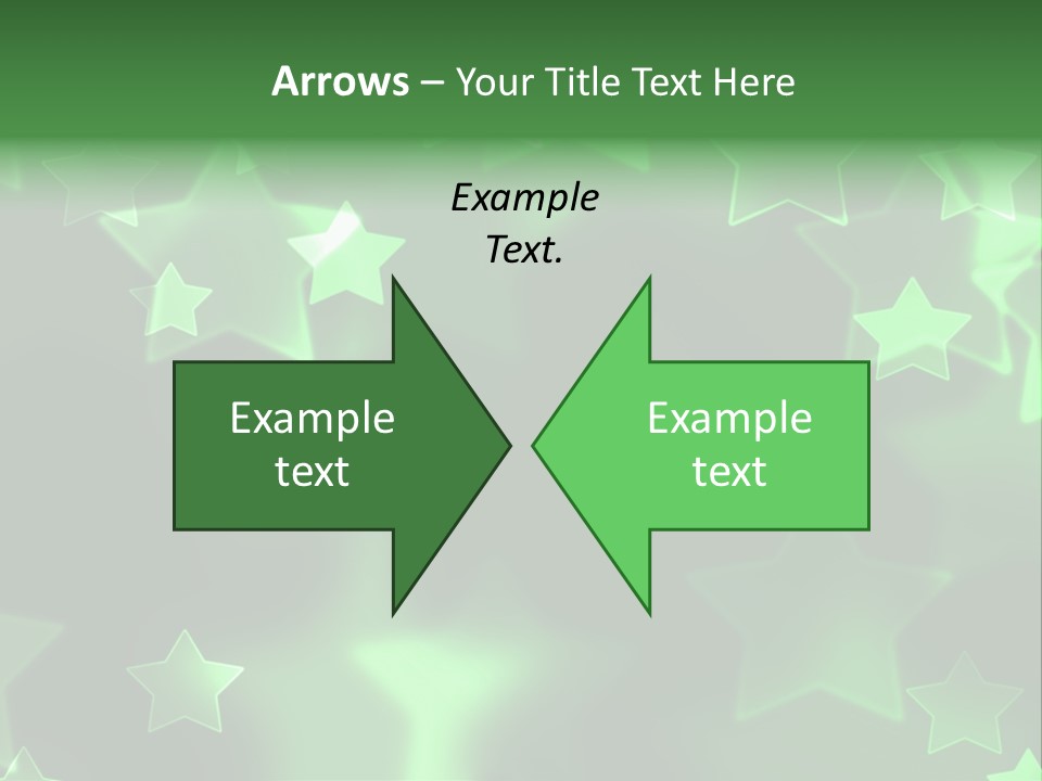 Star Xmas Invitation PowerPoint Template