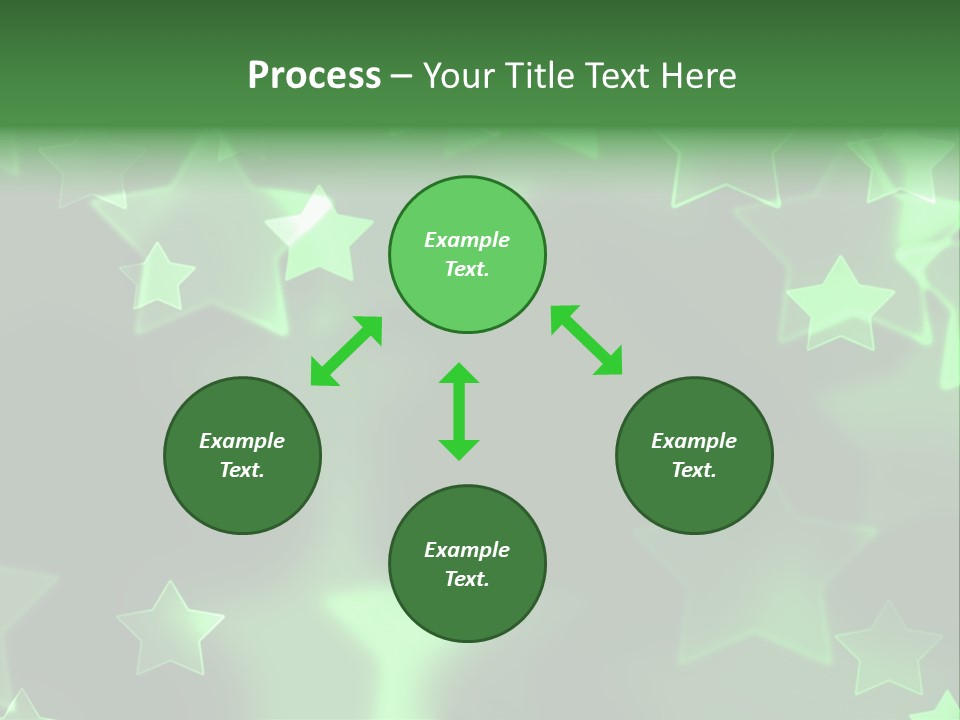 Star Xmas Invitation PowerPoint Template