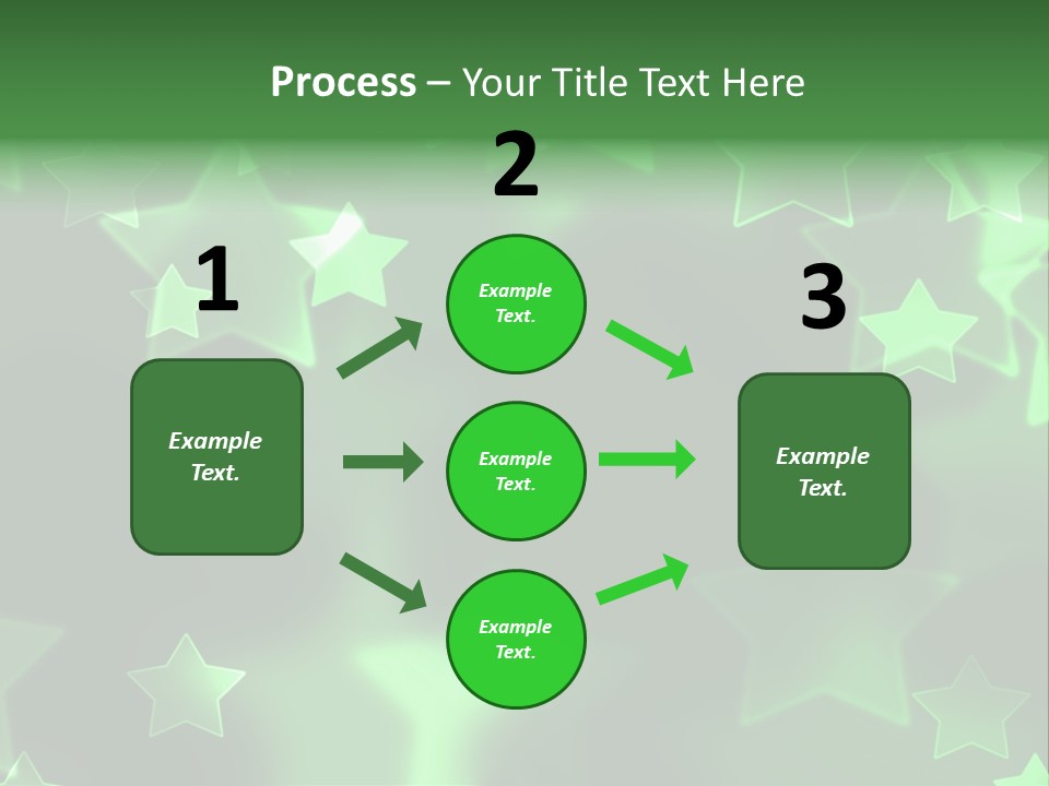 Star Xmas Invitation PowerPoint Template