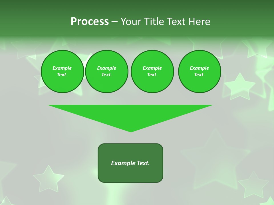 Star Xmas Invitation PowerPoint Template