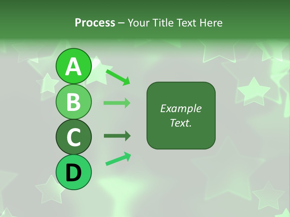 Star Xmas Invitation PowerPoint Template