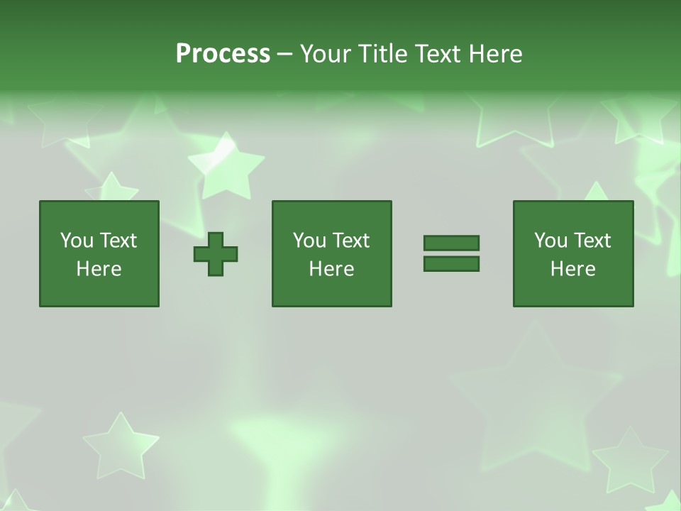 Star Xmas Invitation PowerPoint Template
