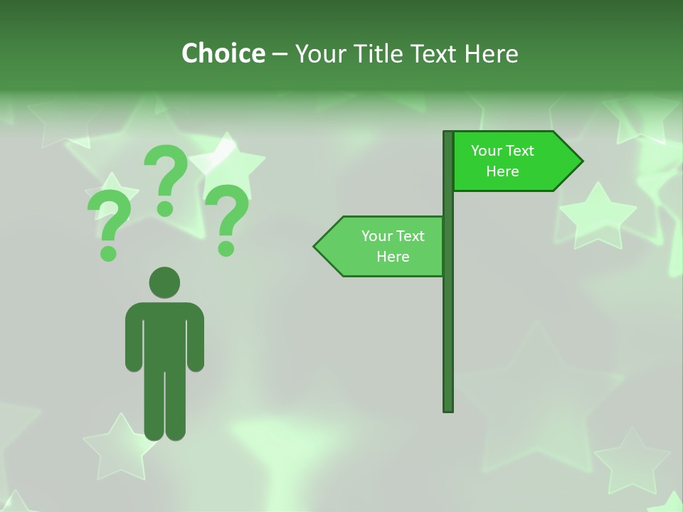 Star Xmas Invitation PowerPoint Template