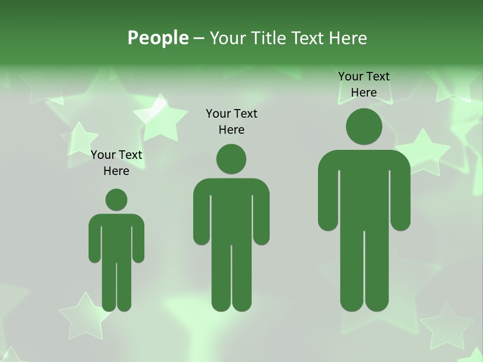 Star Xmas Invitation PowerPoint Template