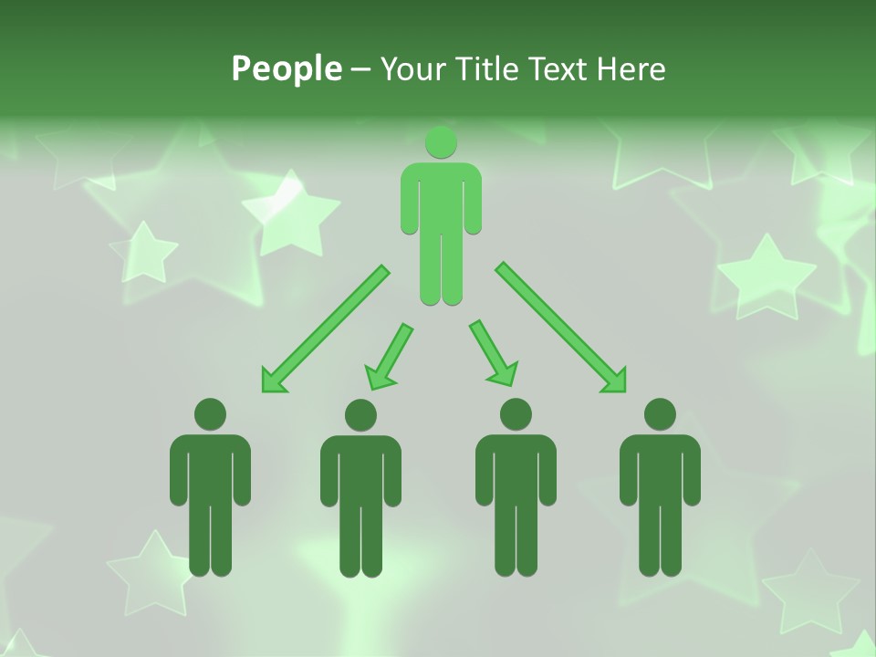 Star Xmas Invitation PowerPoint Template