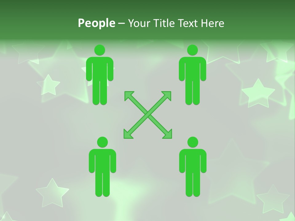 Star Xmas Invitation PowerPoint Template