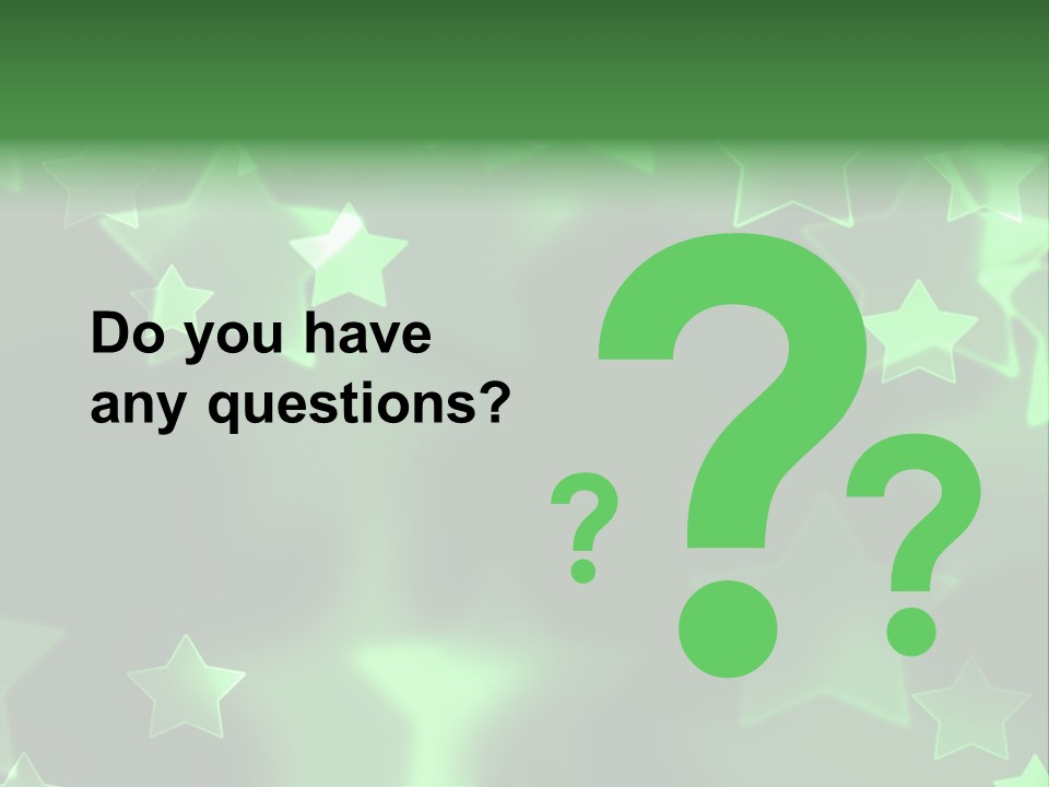 Star Xmas Invitation PowerPoint Template