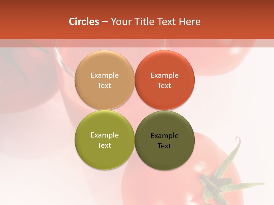 Freshness White Snack PowerPoint Template
