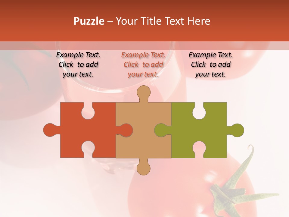 Freshness White Snack PowerPoint Template