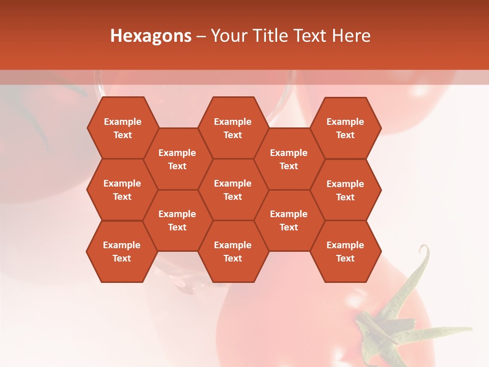 Freshness White Snack PowerPoint Template