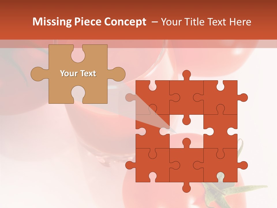Freshness White Snack PowerPoint Template