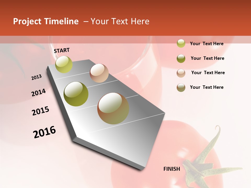 Freshness White Snack PowerPoint Template