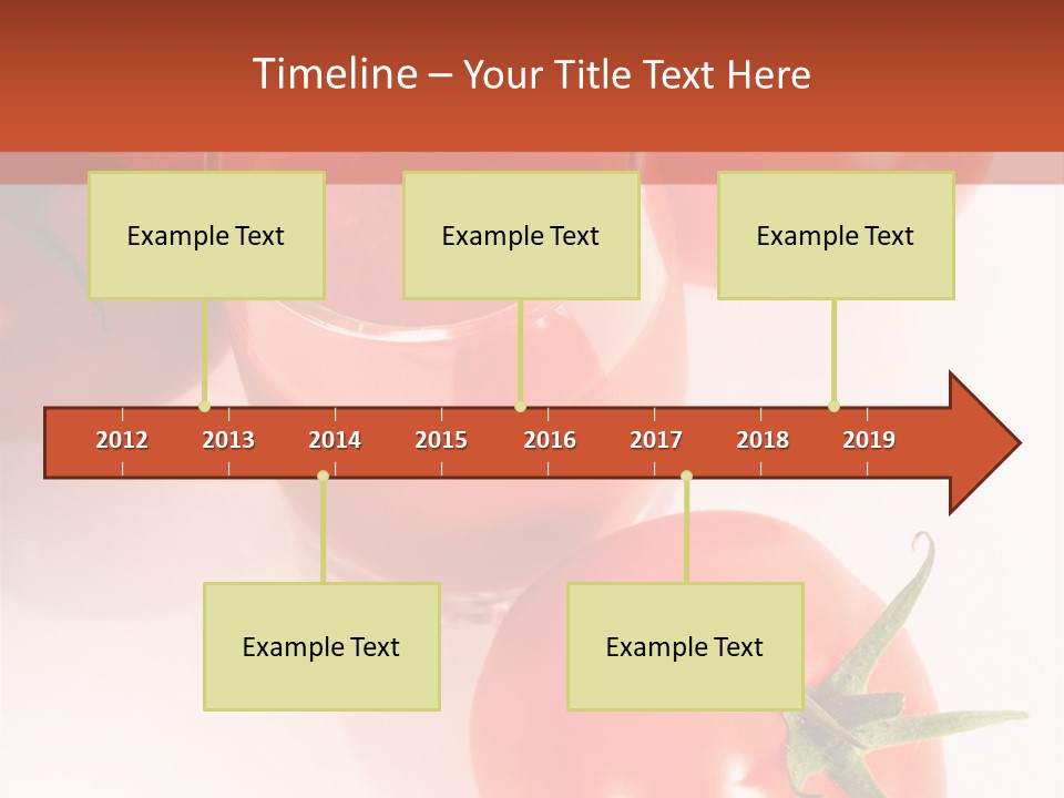 Freshness White Snack PowerPoint Template