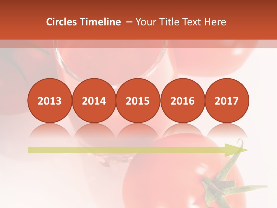 Freshness White Snack PowerPoint Template