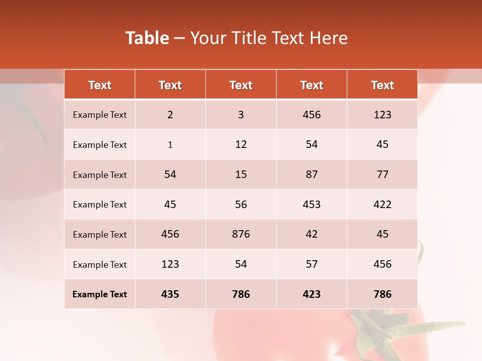 Freshness White Snack PowerPoint Template