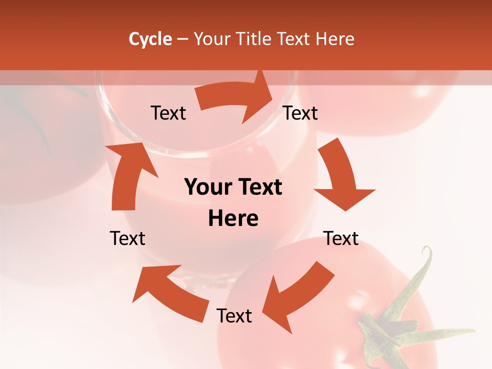 Freshness White Snack PowerPoint Template