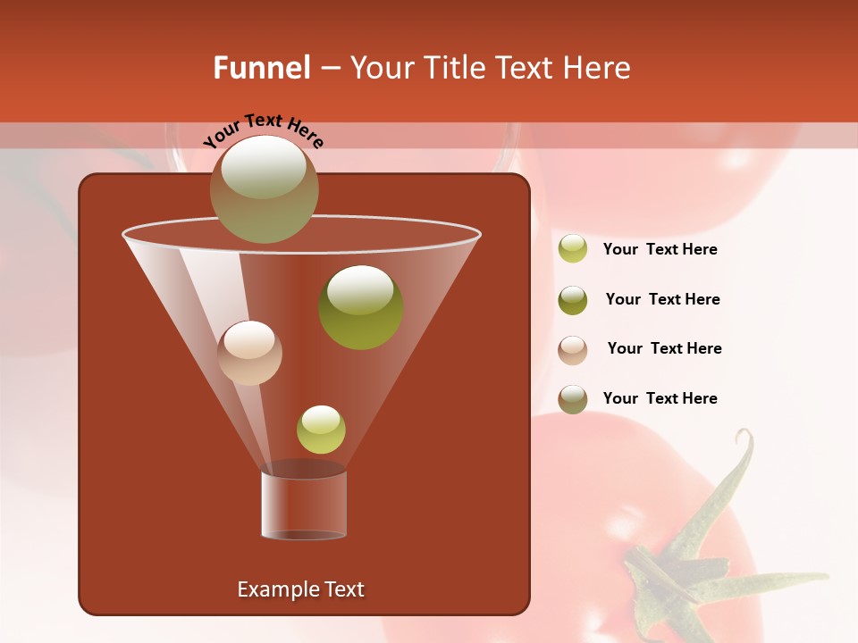 Freshness White Snack PowerPoint Template